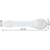 Ruhhy Security - Lock For Cabinets 10 pcs. White - (12461-0)