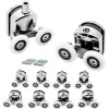 Ruhhy Shower Cabin Wheels - 8 pcs. 22900 - (17263-0)