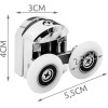 Ruhhy Shower Cabin Wheels - 8 pcs. 22900 - (17263-0)