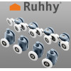 Ruhhy Shower Cabin Wheels Set Of 8 KK9646 - (14214-0)