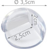 Ruhhy Silicone Corner Protection - 4 Pcs - (11686-0)