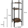 Ruhhy Standing Flower Stand 80cm 25627 - (18124-0)