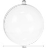 Ruhhy Transparent Baubles 10cm - Set Of 5 22276 - (16922-0)