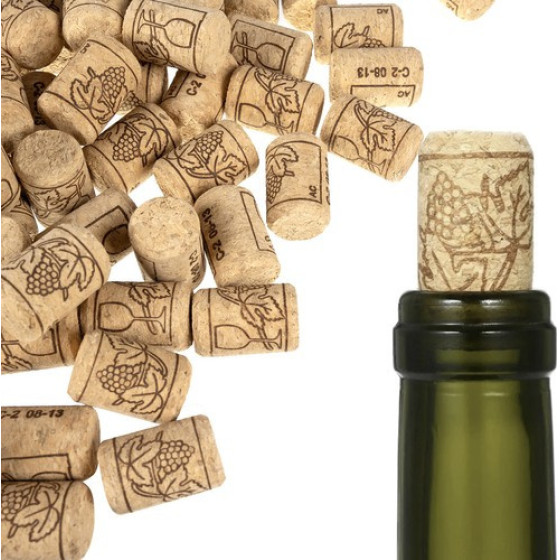 Ruhhy Wine Bottle Corks - 100pCs 22876 - (17222-0)