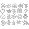 Ruhhy Wooden Baubles - 20pCs - (17963-0)