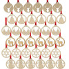Ruhhy Wooden Baubles - 36pCs 24855 - (17953-0)