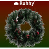 Ruhhy Wreath - snow-Covered Christmas Decoration 22302 - (17243-0)