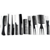 Soulima Hairdressing Combs - Set Of 10 - (11626-0)