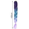 Soulima Synthetic Hair Braids Ombre blue/Purple W10342 - (14489-0)
