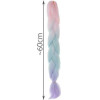 Soulima Synthetic Hair Braids Ombre pink/white/Purple W10341 - (14562-0)