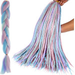 Soulima Synthetic Hair Ombre blue/Purple 21366 - (16636-0)
