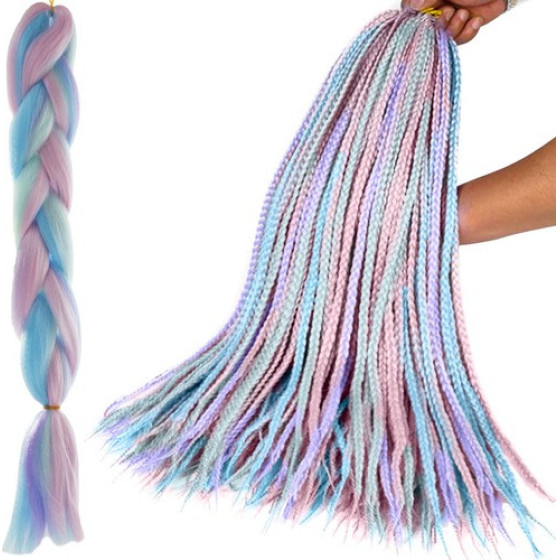 Soulima Synthetic Hair Ombre blue/Purple 21366 - (16636-0)