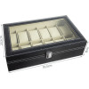 Soulima Watch Organizer 12 Compartments - (14967-0)