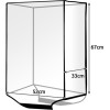 Trizand 23922 Transparent Suitcase Cover - (17712-0)
