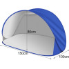 Trizand Beach Tent 150x100x80cm 23477 - (17648-0)