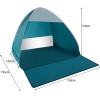 Trizand Beach Tent 200x150x110cm 23479 - (17637-0)