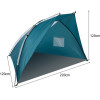 Trizand Beach Tent 220x120x120cm 20975 - (16600-0)