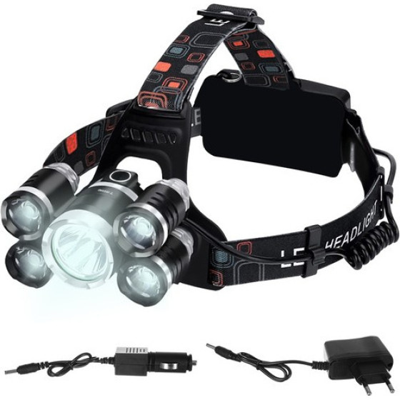 Trizand Headlamp 5 x Led T6 Cree - (15382-0)