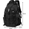 Trizand Military/Hiking Backpack Black 20534 - (16408-0)