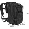 Trizand Small Black Hiking Backpack 23089 - (17404-0)