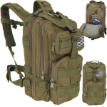 Trizand Small Green Hiking Backpack 23243 - (17422-0)