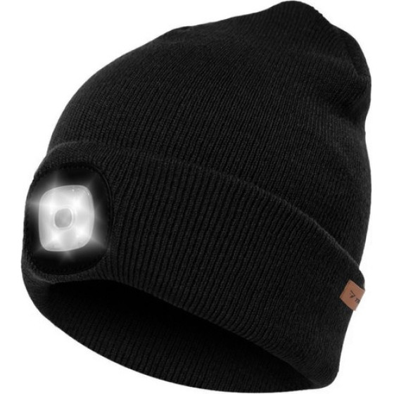 Trizand Winter Hat With Flashlight - Black 22663 - (16996-0)