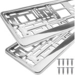 Xtrobb License Plate Frame 2 Pcs 22048 - (16791-0)