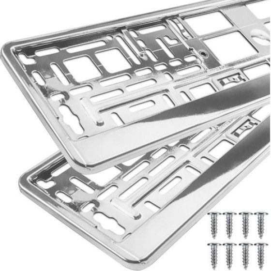 Xtrobb License Plate Frame 2 Pcs 22048 - (16791-0)