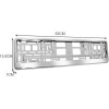 Xtrobb License Plate Frame 2 Pcs 22048 - (16791-0)