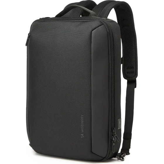 Wozinsky Premium 15.6 Laptop Backpack/Bag With Strap - Black - (WO949Y0S)