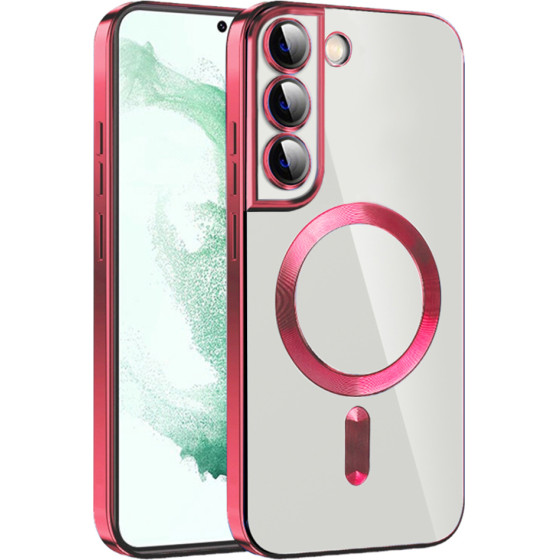 Techsuit - Luxury Crystal Magsafe - Samsung Galaxy S21 Fe 5G - Red