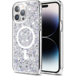 Techsuit - Sparkly Glitter Magsafe - Iphone 14 Pro Max - White