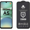 Idol 1991 Tempered Glass Xiaomi Redmi A5 4G 6.88'' 9H 0.25mm Titanium Semi Curved Full Glue BLACK - (5205308384202)