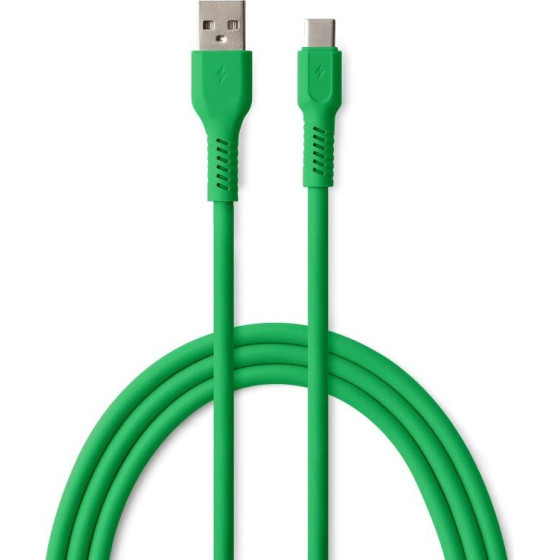 Colorum cable USB-A - USB-C 1,8m 3A CK60-AC-04 xGreen