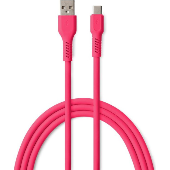 Colorum cable USB-A - USB-C 1,8m 3A CK60-AC-02 xMagenta