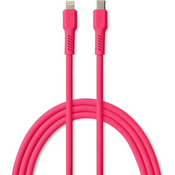 Colorum cable USB-C - Lightning 1,8m 2,4A CK12-CL-02 xMagenta