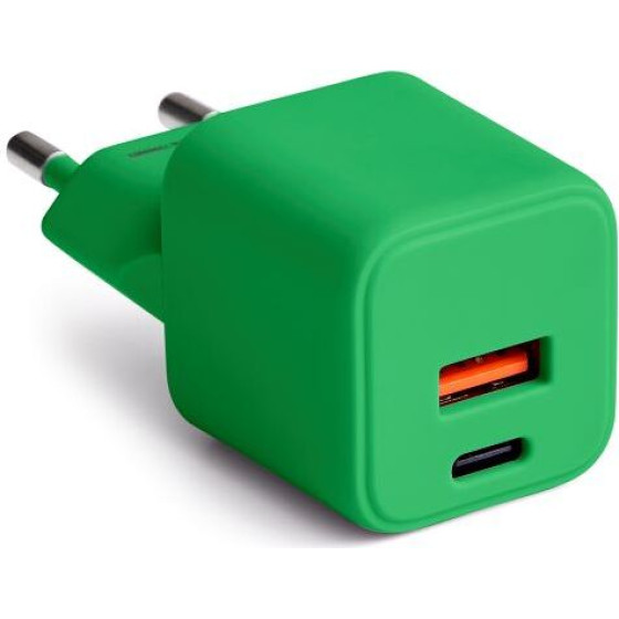 Colorum wall charger USB-A + USB-C PD 30W CLS30-AC-04 xGreen
