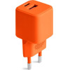 Colorum wall charger USB-A + USB-C PD 30W CLS30-AC-10 xOrange