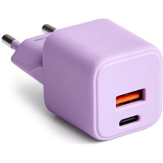 Colorum wall charger USB-A + USB-C PD 30W CLS30-AC-09 xLavenda