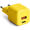 Colorum wall charger USB-A + USB-C PD 30W CLS30-AC-05 xYellow