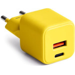 Colorum wall charger USB-A + USB-C PD 30W CLS30-AC-05 xYellow