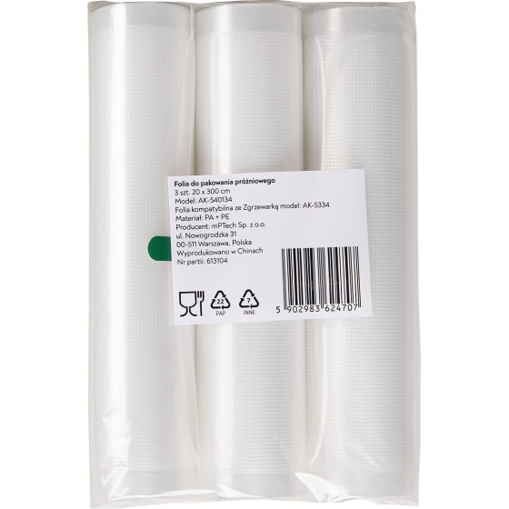 Huslog vacuum pack 3pcs 20 x 300 cm AK-541234