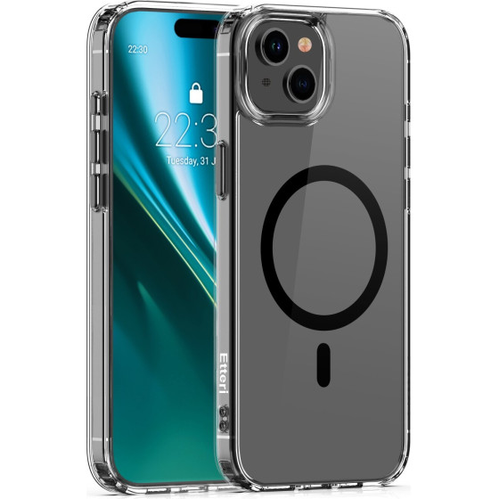 Etteri Color Mag case for iPhone 15 6,1'' black