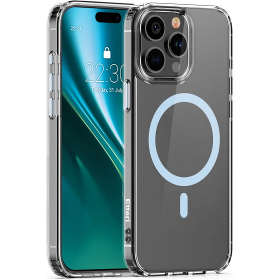 Etteri Color Mag case for iPhone 15 Pro 6,1'' light blue