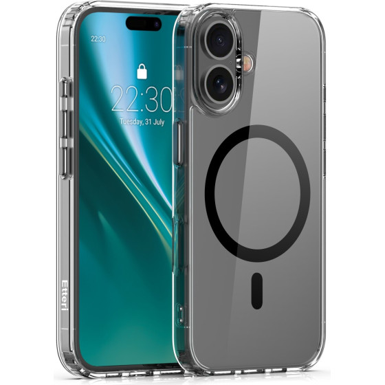 Etteri Color Mag case for iPhone 16 Plus 6,7'' black