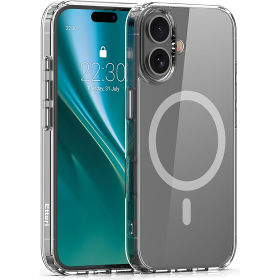 Etteri Color Mag case for iPhone 16 Plus 6,7'' grey