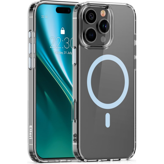 Etteri Color Mag case for iPhone 16 Pro Max 6,9'' light blue