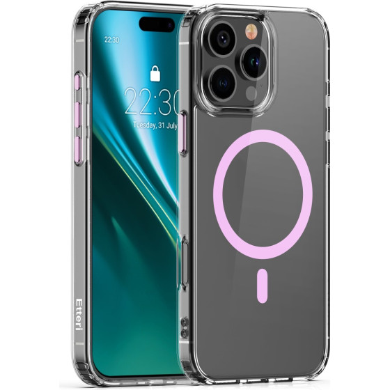 Etteri Color Mag case for iPhone 16 Pro Max 6,9'' pink