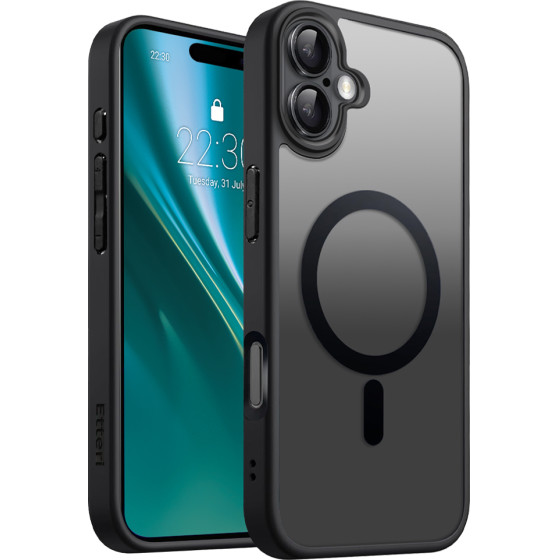 Etteri Matt Mag case for iPhone 16 6,1'' black