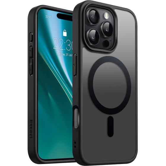 Etteri Matt Mag case for iPhone 16 Pro 6,3'' black